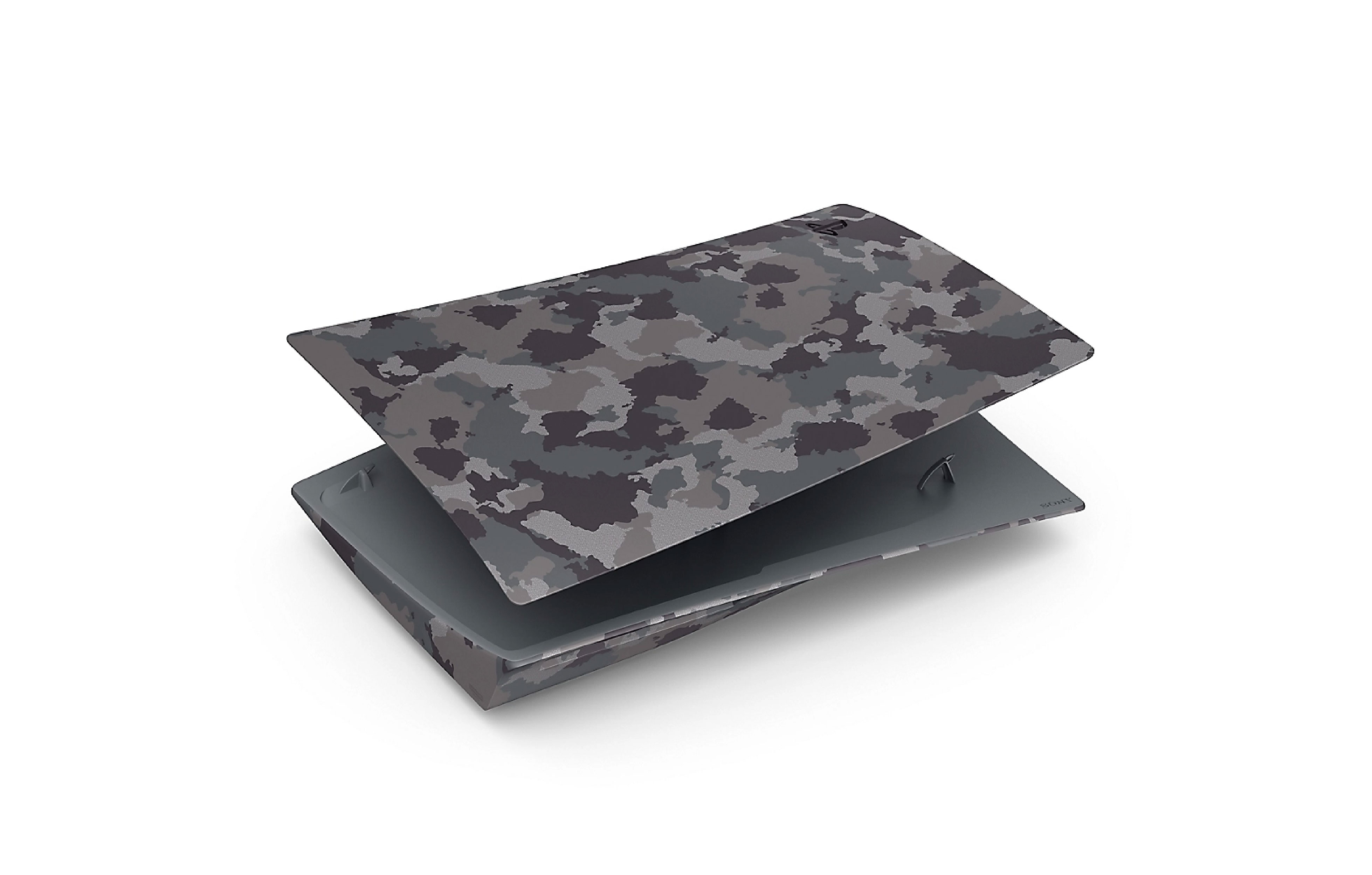 PS5 Standard Faceplate - Gray Camouflage